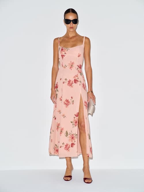 Reformation Ailany Dress Pink - Size 6